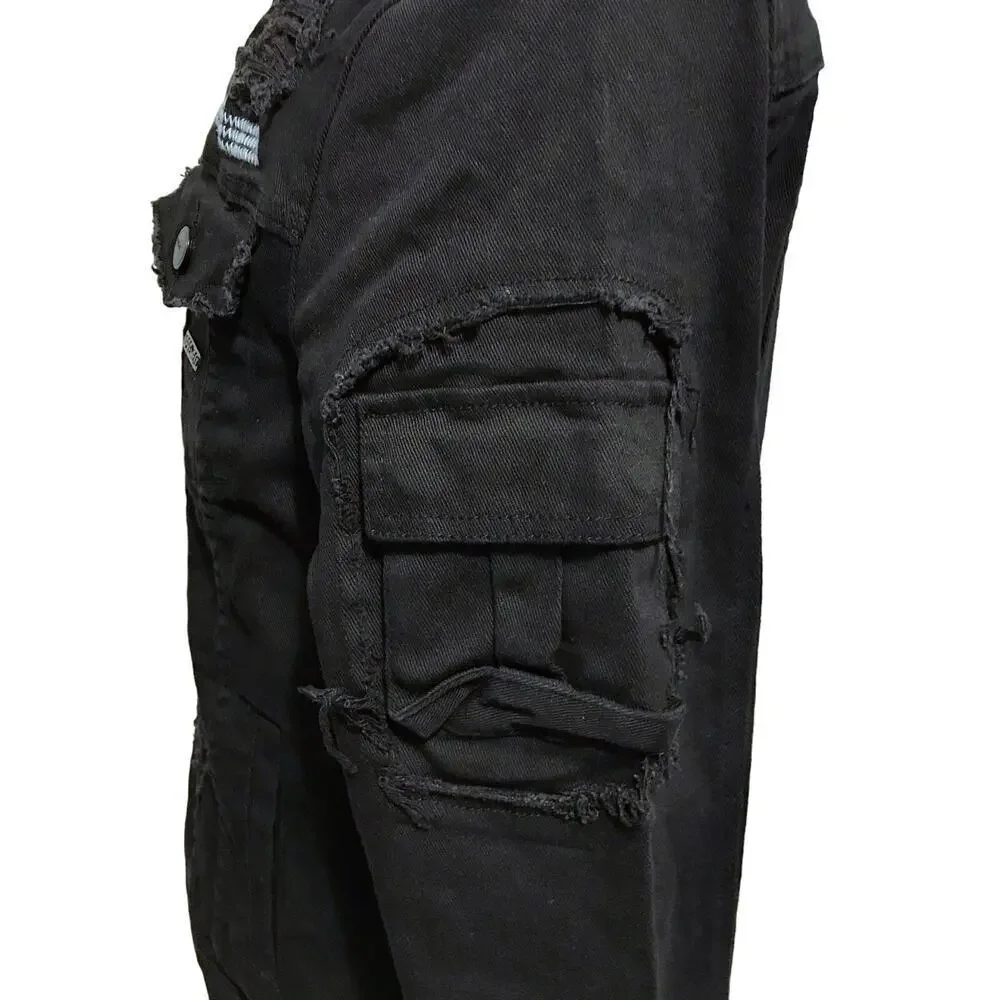 Preme NWOT Black Wash Jean Jacket Men M